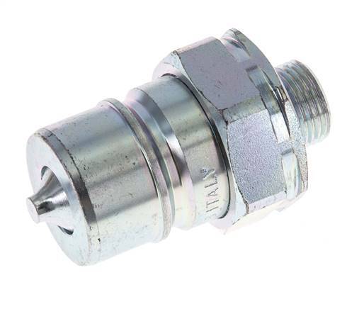 Stalen DN 20 Hydraulische Koppeling Insteeknippel 12 mm L Knelring ISO 7241-1 A/8434-1 D 29.1mm