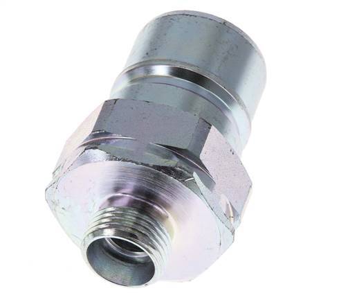 Stalen DN 20 Hydraulische Koppeling Insteeknippel 12 mm L Knelring ISO 7241-1 A/8434-1 D 29.1mm