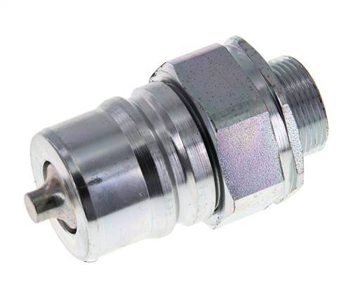 Stalen DN 25 Hydraulische Koppeling Insteeknippel 18 mm L Knelring ISO 7241-1 A/8434-1 D 34.3mm