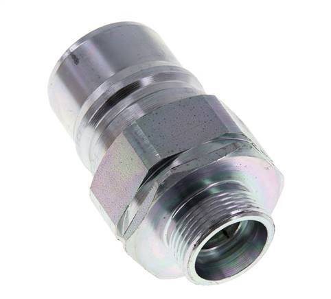 Stalen DN 25 Hydraulische Koppeling Insteeknippel 18 mm L Knelring ISO 7241-1 A/8434-1 D 34.3mm