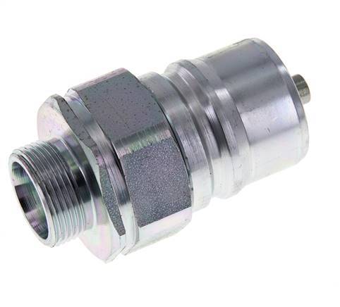 Stalen DN 25 Hydraulische Koppeling Insteeknippel 18 mm L Knelring ISO 7241-1 A/8434-1 D 34.3mm
