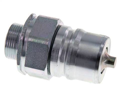 Stalen DN 25 Hydraulische Koppeling Insteeknippel 18 mm L Knelring ISO 7241-1 A/8434-1 D 34.3mm