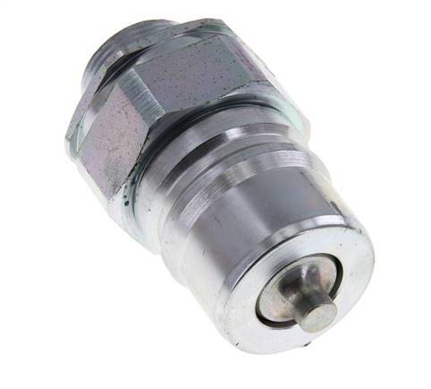 Stalen DN 25 Hydraulische Koppeling Insteeknippel 18 mm L Knelring ISO 7241-1 A/8434-1 D 34.3mm