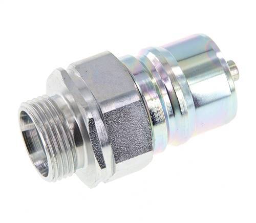Stalen DN 25 Hydraulische Koppeling Insteeknippel 22 mm L Knelring ISO 7241-1 A/8434-1 D 34.3mm