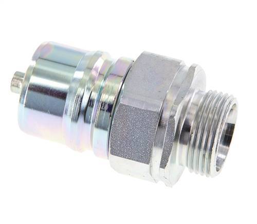 Stalen DN 25 Hydraulische Koppeling Insteeknippel 22 mm L Knelring ISO 7241-1 A/8434-1 D 34.3mm
