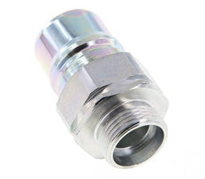 Stalen DN 25 Hydraulische Koppeling Insteeknippel 22 mm L Knelring ISO 7241-1 A/8434-1 D 34.3mm