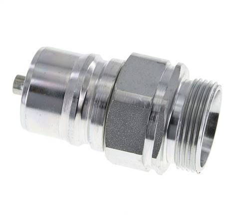 Stalen DN 25 Hydraulische Koppeling Insteeknippel 28 mm L Knelring ISO 7241-1 A/8434-1 D 34.3mm
