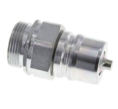 Stalen DN 25 Hydraulische Koppeling Insteeknippel 28 mm L Knelring ISO 7241-1 A/8434-1 D 34.3mm