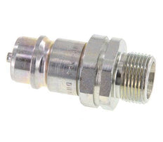 Steel DN 12.5 Hydraulic Coupling Plug 14 mm S Compression Ring ISO 7241-1 A/8434-1 D 20.5mm