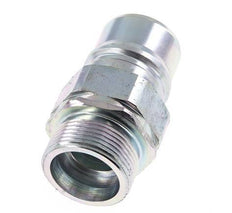 Steel DN 25 Hydraulic Coupling Plug 25 mm S Compression Ring ISO 7241-1 A/8434-1 D 34.3mm