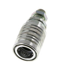 Stalen DN 12.5 Hydraulische Koppeling Snelkoppeling 10 mm L Knelring Schotkoppeling ISO 7241-1 A/8434-1 D 20.5mm