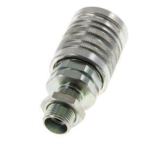 Stalen DN 12.5 Hydraulische Koppeling Snelkoppeling 12 mm L Knelring Schotkoppeling ISO 7241-1 A/8434-1 D 20.5mm