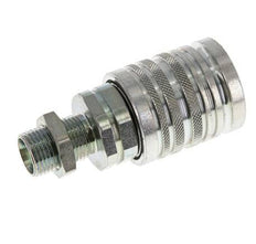 Stalen DN 12.5 Hydraulische Koppeling Snelkoppeling 12 mm L Knelring Schotkoppeling ISO 7241-1 A/8434-1 D 20.5mm