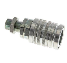 Stalen DN 12.5 Hydraulische Koppeling Snelkoppeling 12 mm L Knelring Schotkoppeling ISO 7241-1 A/8434-1 D 20.5mm