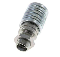 Stalen DN 12.5 Hydraulische Koppeling Snelkoppeling 15 mm L Knelring Schotkoppeling ISO 7241-1 A/8434-1 D 20.5mm