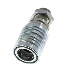 Stalen DN 12.5 Hydraulische Koppeling Snelkoppeling 15 mm L Knelring Schotkoppeling ISO 7241-1 A/8434-1 D 20.5mm