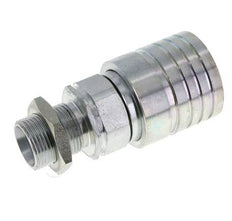 Stalen DN 25 Hydraulische Koppeling Snelkoppeling 22 mm L Knelring Schotkoppeling ISO 7241-1 A/8434-1 D 34.3mm