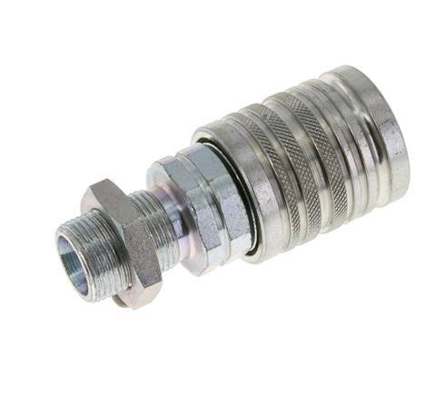 Stalen DN 12.5 Hydraulische Koppeling Snelkoppeling 14 mm S Knelring Schotkoppeling ISO 7241-1 A/8434-1 D 20.5mm