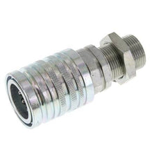 Stalen DN 12.5 Hydraulische Koppeling Snelkoppeling 16 mm S Knelring Schotkoppeling ISO 7241-1 A/8434-1 D 20.5mm