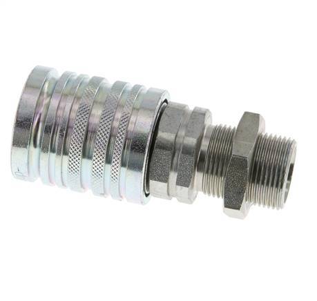 Stalen DN 12.5 Hydraulische Koppeling Snelkoppeling 16 mm S Knelring Schotkoppeling ISO 7241-1 A/8434-1 D 20.5mm