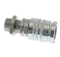Stalen DN 12.5 Hydraulische Koppeling Snelkoppeling 16 mm S Knelring Schotkoppeling ISO 7241-1 A/8434-1 D 20.5mm
