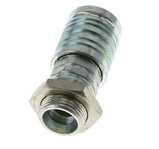 Stalen DN 12.5 Hydraulische Koppeling Snelkoppeling 20 mm S Knelring Schotkoppeling ISO 7241-1 A/8434-1 D 20.5mm