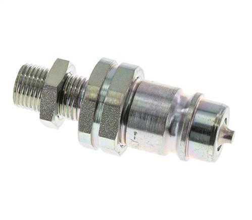 Stalen DN 12.5 Hydraulische Koppeling Insteeknippel 10 mm L Knelring Schotkoppeling ISO 7241-1 A/8434-1 D 20.5mm