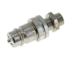 Stalen DN 12.5 Hydraulische Koppeling Insteeknippel 12 mm L Knelring Schotkoppeling ISO 7241-1 A/8434-1 D 20.5mm