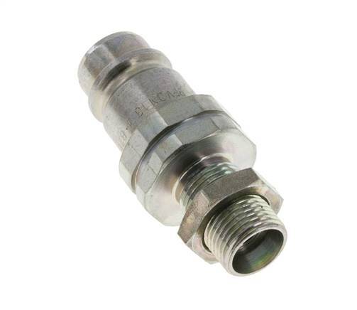 Stalen DN 12.5 Hydraulische Koppeling Insteeknippel 12 mm L Knelring Schotkoppeling ISO 7241-1 A/8434-1 D 20.5mm
