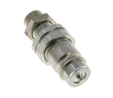 Stalen DN 12.5 Hydraulische Koppeling Insteeknippel 12 mm L Knelring Schotkoppeling ISO 7241-1 A/8434-1 D 20.5mm