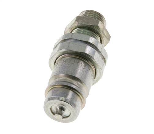 Stalen DN 12.5 Hydraulische Koppeling Insteeknippel 12 mm L Knelring Schotkoppeling ISO 7241-1 A/8434-1 D 20.5mm