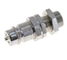 Stalen DN 12.5 Hydraulische Koppeling Insteeknippel 15 mm L Knelring Schotkoppeling ISO 7241-1 A/8434-1 D 20.5mm