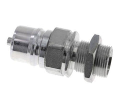 Stalen DN 25 Hydraulische Koppeling Insteeknippel 22 mm L Knelring Schotkoppeling ISO 7241-1 A/8434-1 D 34.3mm