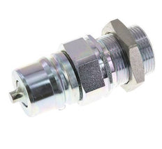 Stalen DN 25 Hydraulische Koppeling Insteeknippel 28 mm L Knelring Schotkoppeling ISO 7241-1 A/8434-1 D 34.3mm