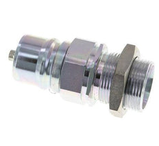 Stalen DN 25 Hydraulische Koppeling Insteeknippel 28 mm L Knelring Schotkoppeling ISO 7241-1 A/8434-1 D 34.3mm