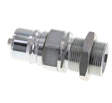 Stalen DN 25 Hydraulische Koppeling Insteeknippel 25 mm S Knelring Schotkoppeling ISO 7241-1 A/8434-1 D 34.3mm