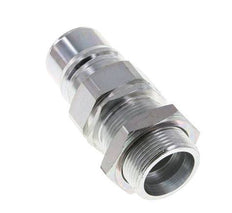 Stalen DN 25 Hydraulische Koppeling Insteeknippel 25 mm S Knelring Schotkoppeling ISO 7241-1 A/8434-1 D 34.3mm
