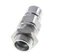 Steel DN 25 Hydraulic Coupling Plug 25 mm S Compression Ring Bulkhead ISO 7241-1 A/8434-1 D 34.3mm