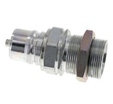 Stalen DN 25 Hydraulische Koppeling Insteeknippel 30 mm S Knelring Schotkoppeling ISO 7241-1 A/8434-1 D 34.3mm