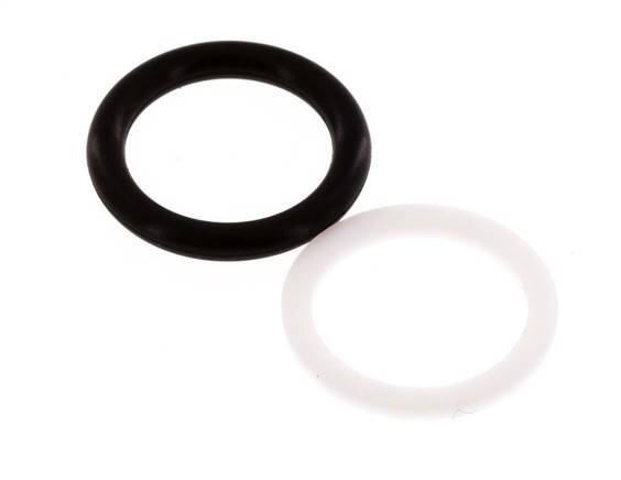 PTFE/NBR Afdichtingsset voor ISO 7241-1 A Hydraulische Koppeling (12 mm en 26 mm) [2 Stuks]
