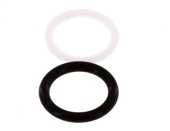 PTFE/NBR Afdichtingsset voor ISO 7241-1 A Hydraulische Koppeling (12 mm en 26 mm) [2 Stuks]