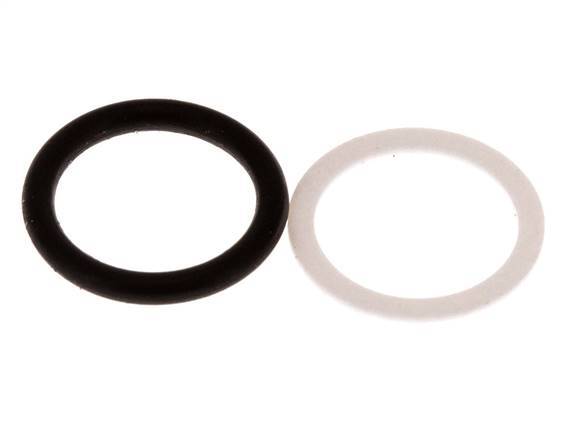 PTFE/NBR Afdichtingsset voor ISO 7241-1 A Hydraulische Koppeling (16 mm en 31 mm) [2 Stuks]