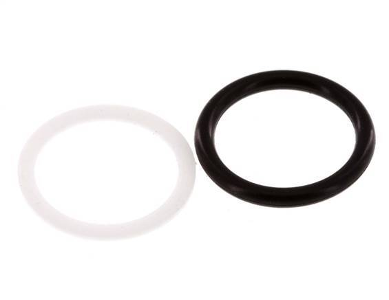 PTFE/NBR Afdichtingsset voor ISO 7241-1 A Hydraulische Koppeling (17.3 mm en 31 mm) [5 Stuks]