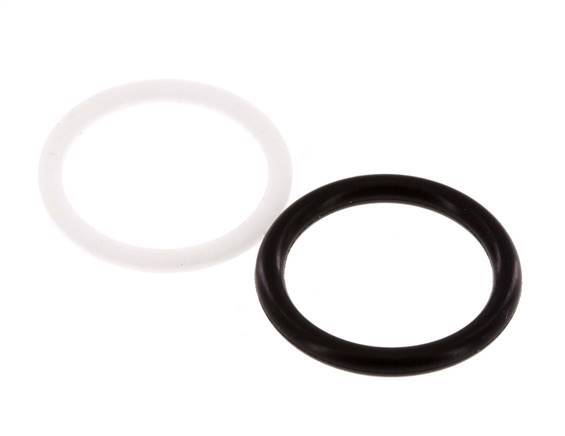 PTFE/NBR Afdichtingsset voor ISO 7241-1 A Hydraulische Koppeling (17.3 mm en 31 mm) [5 Stuks]