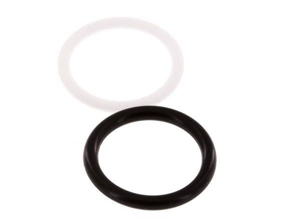 PTFE/NBR Afdichtingsset voor ISO 7241-1 A Hydraulische Koppeling (17.3 mm en 31 mm) [5 Stuks]