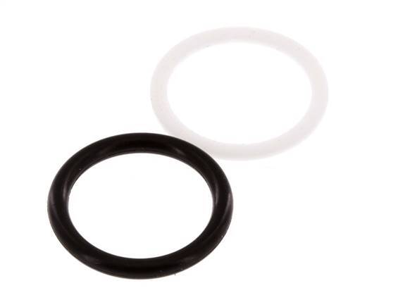 PTFE/NBR Afdichtingsset voor ISO 7241-1 A Hydraulische Koppeling (17.3 mm en 31 mm) [5 Stuks]