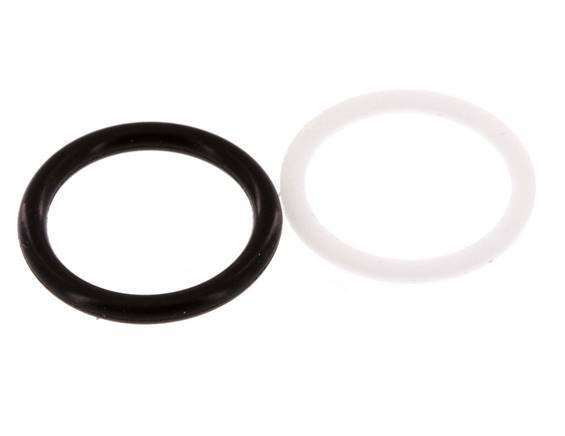 PTFE/NBR Afdichtingsset voor ISO 7241-1 A Hydraulische Koppeling (17.3 mm en 31 mm) [5 Stuks]