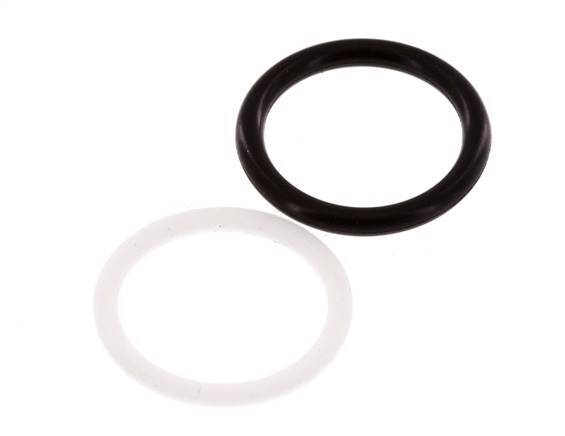 PTFE/NBR Afdichtingsset voor ISO 7241-1 A Hydraulische Koppeling (17.3 mm en 31 mm) [5 Stuks]