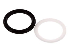 PTFE/NBR Seals Set for ISO 7241-1 A Hydraulic Coupling (20.5 mm and 38 mm) [5 Pieces]