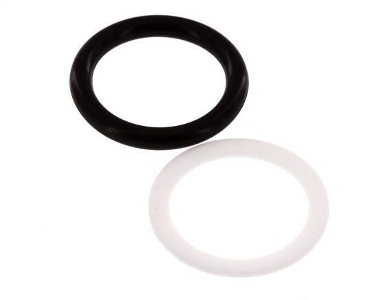 PTFE/NBR Afdichtingsset voor ISO 7241-1 A Hydraulische Koppeling (20.5 mm en 38 mm) [5 Stuks]